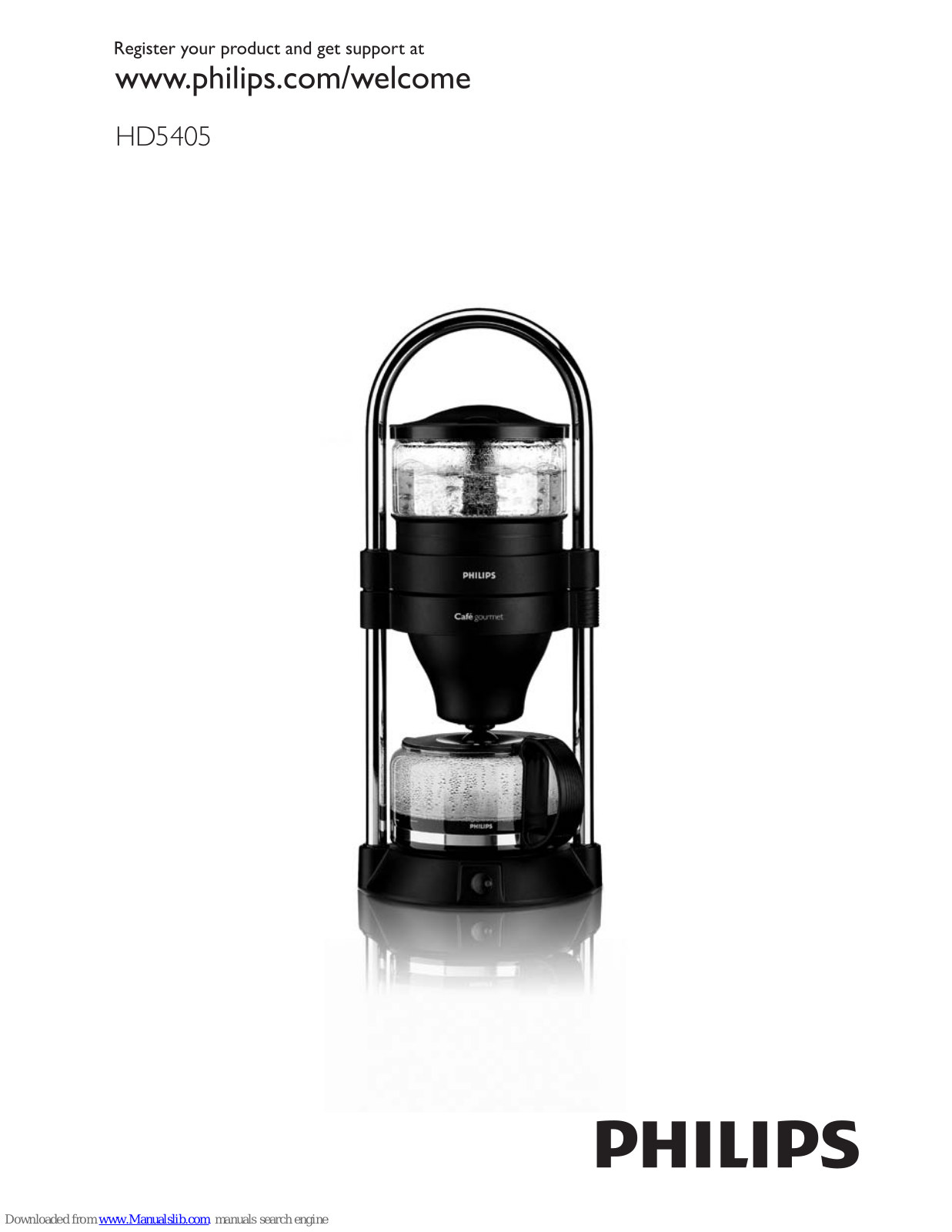 Philips HD5405/69, HD5405/70, HD5405 User Manual - ManualMachine.com
