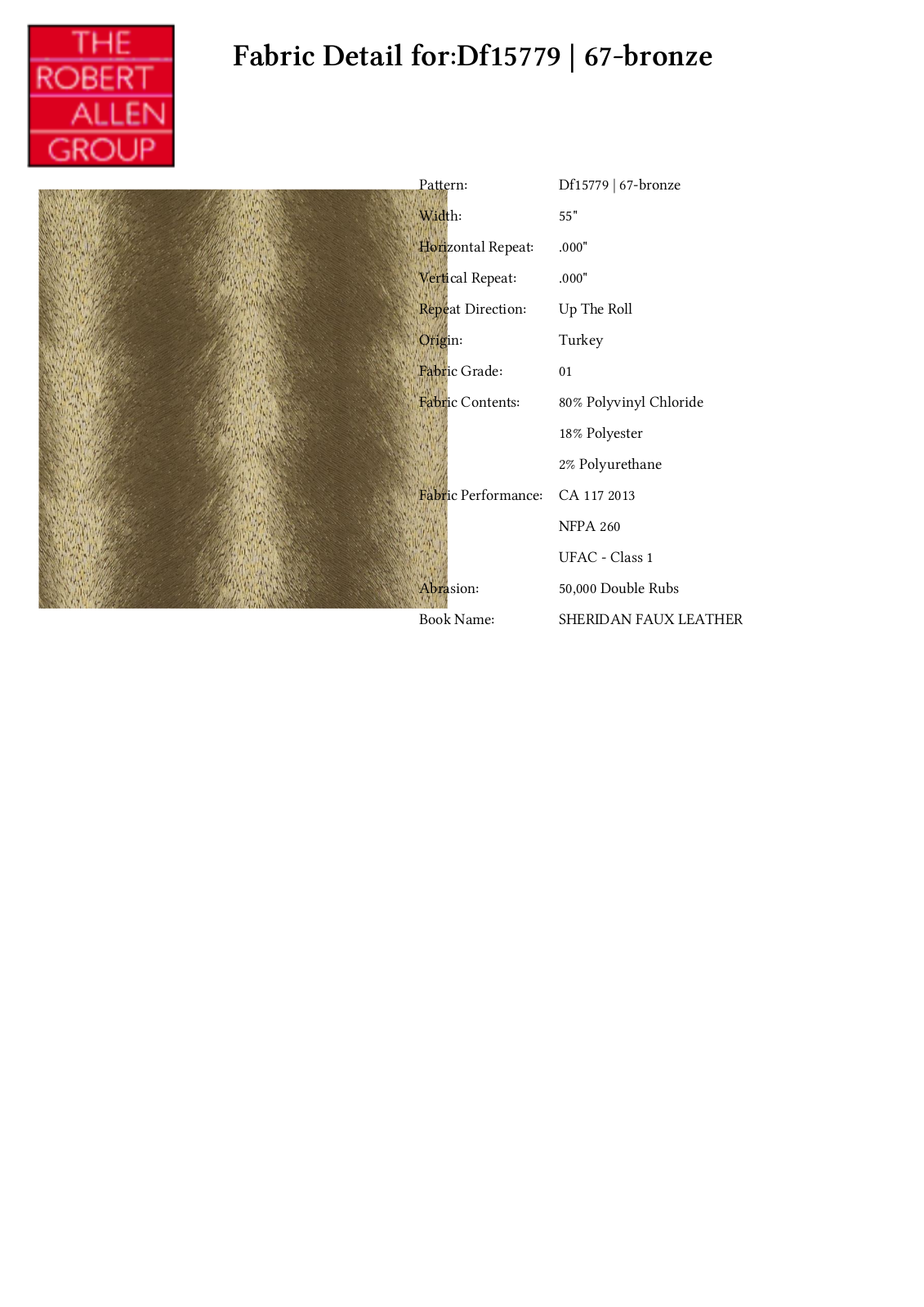 Duralee CRAL4583 Specifications - ManualMachine.com