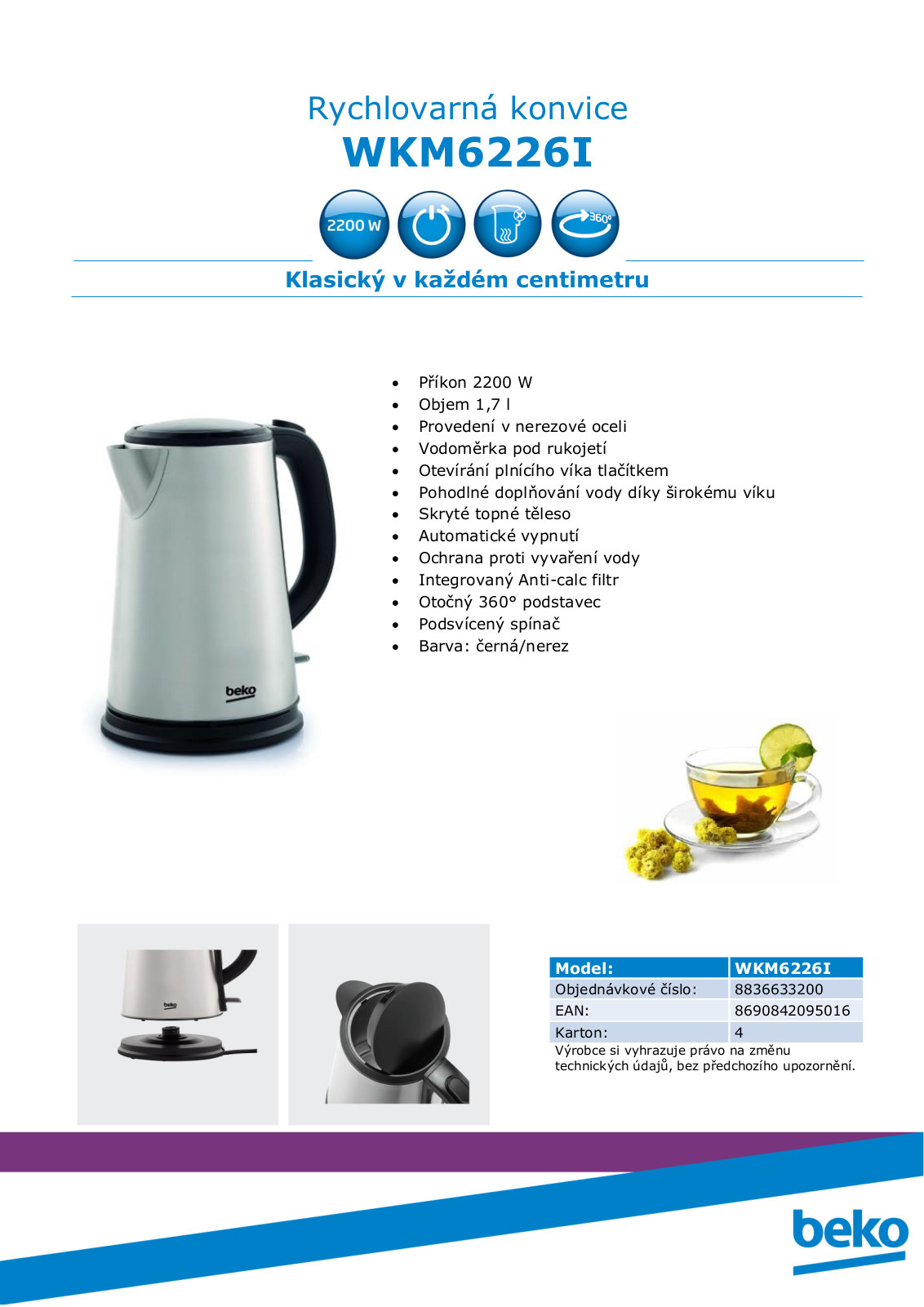 Beko WKM6226I User Manual