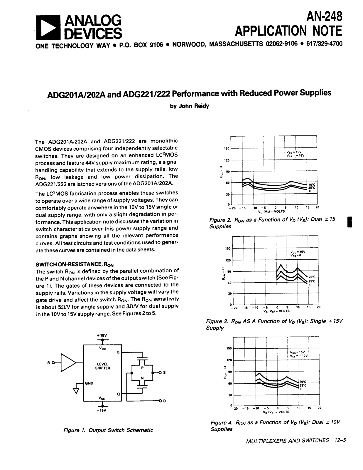 Analog Devices AN248 Application Notes