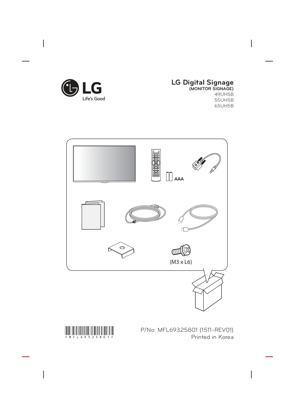 LG 55UH5B-B Owner’s Manual