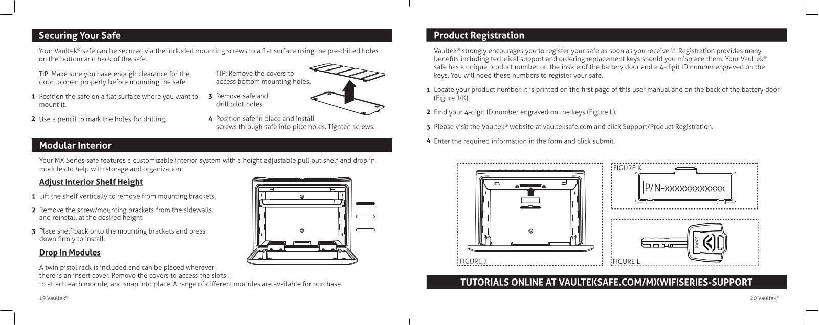 Vaultek Safe PRO-NMXI01 User Manual