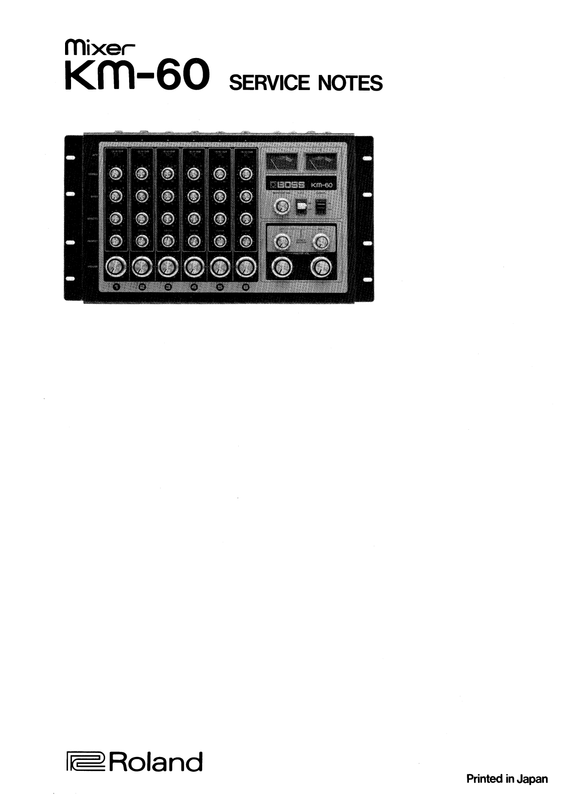 Boss KM-60 Schematic