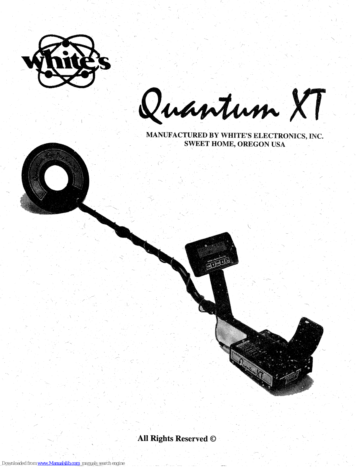 Whites Quantum XT Owner's Manual - ManualMachine.com