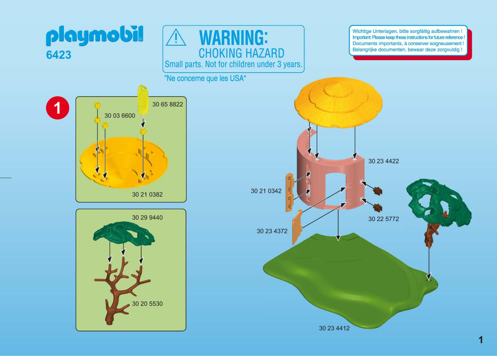 Playmobil 6423 Instructions