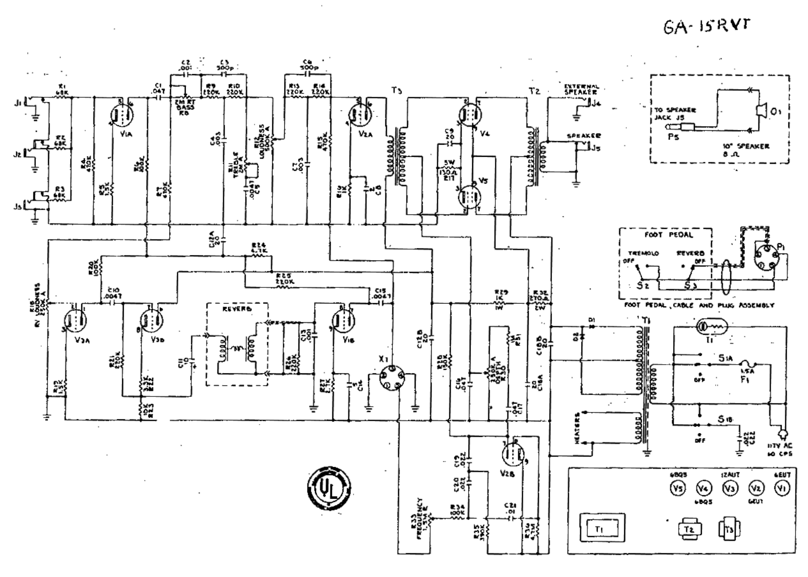 Gibson ga15rvt schematic