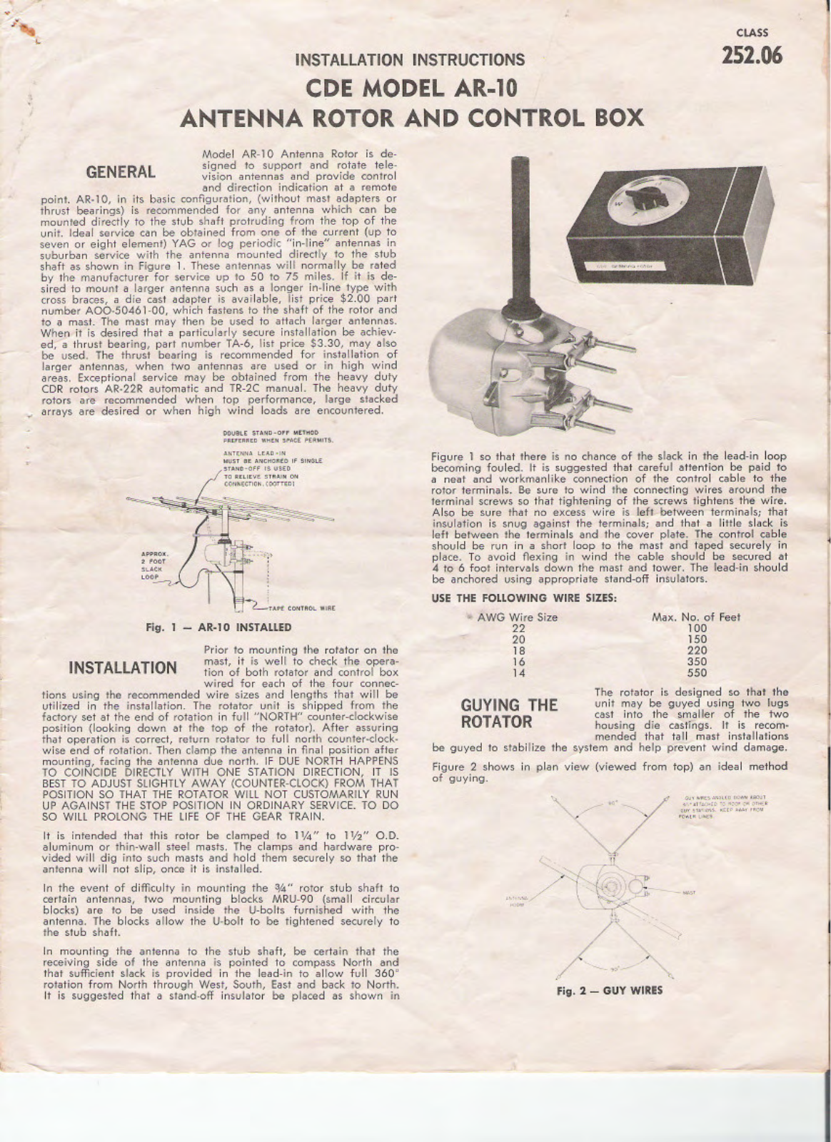 Cornell Dubilier AR-10 User Manual