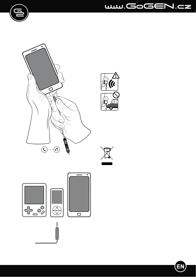 GoGEN ECM 01B, ECM 01W User Manual