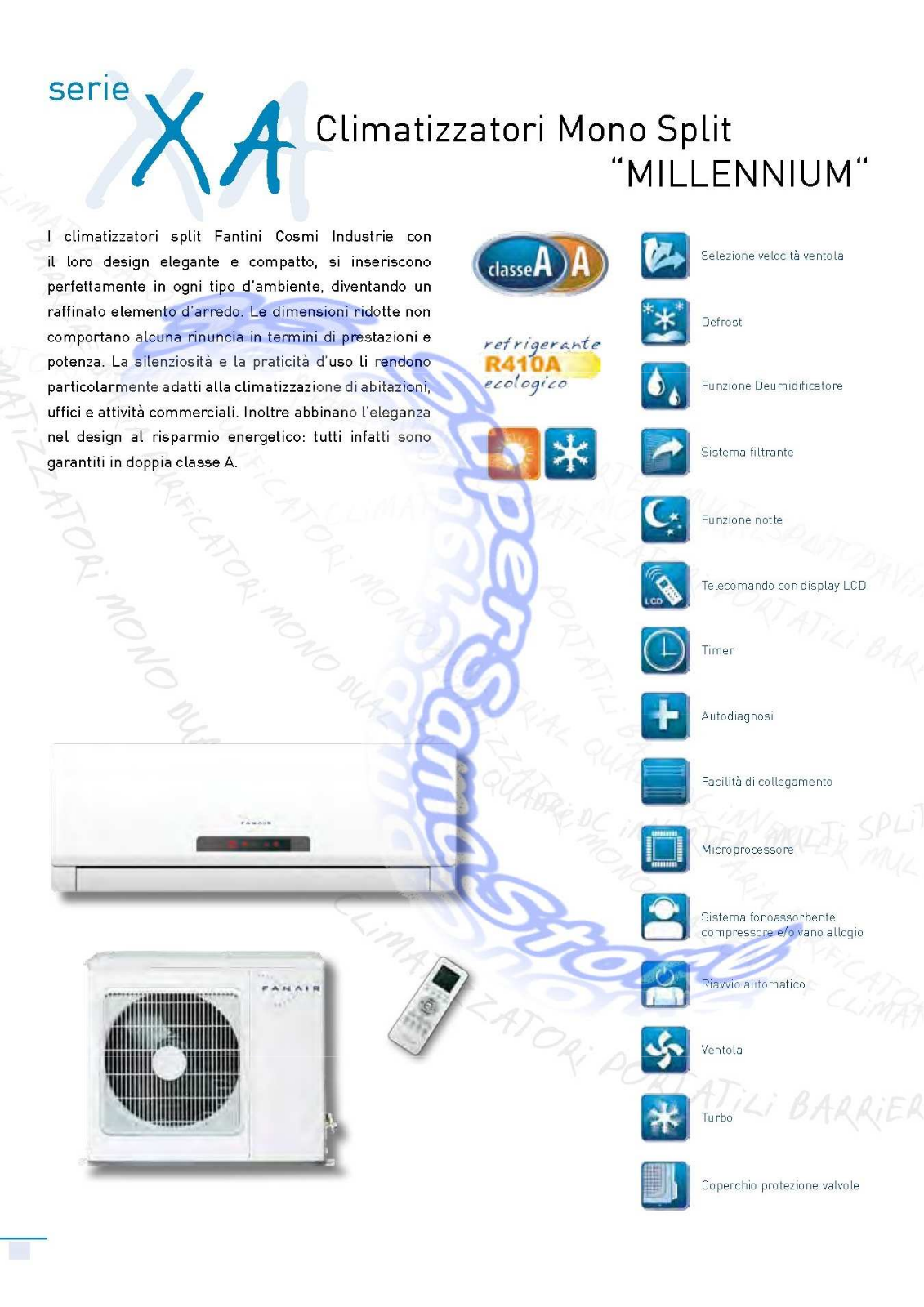 Fantini cosmi XA9KC, XA9KS SPECIFICATIONS