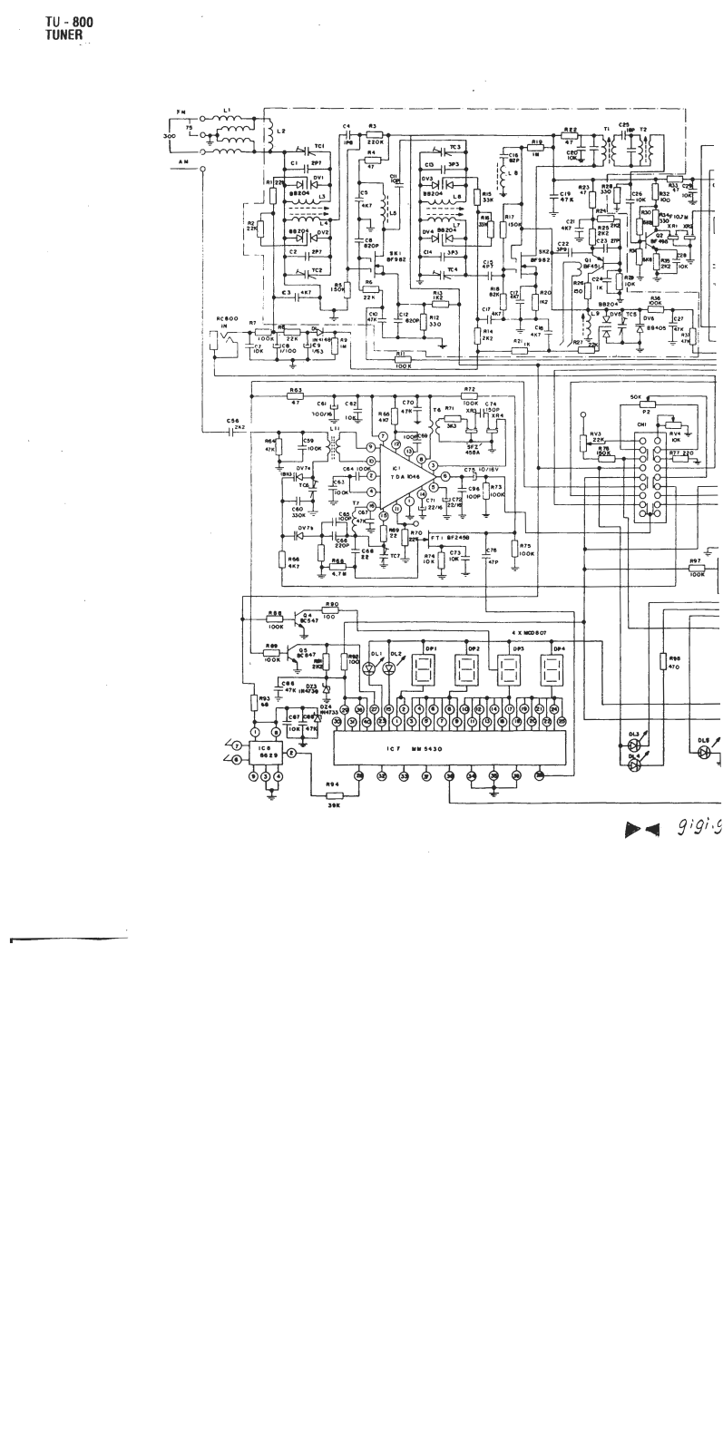 Cygnus 800 Schematic