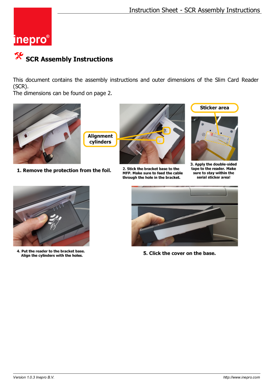 Inepro SCR708 User Manual - ManualMachine.com