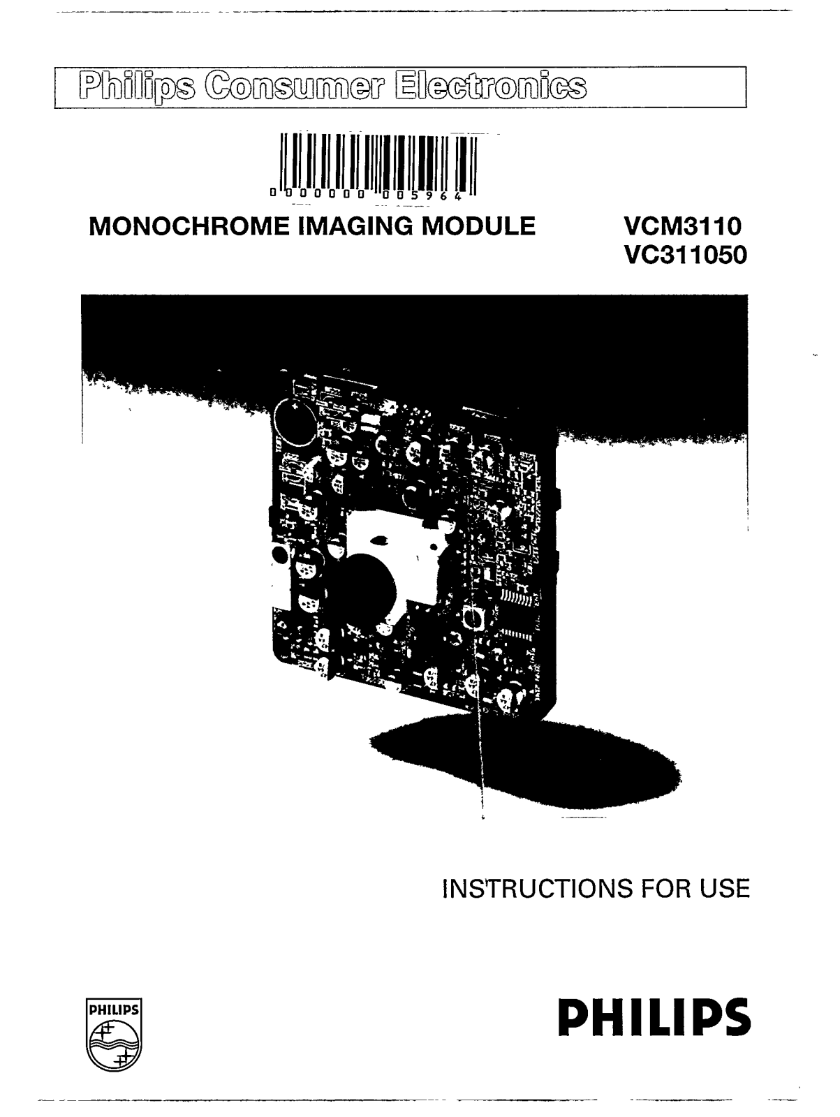 Philips VCM3110/00 User Manual