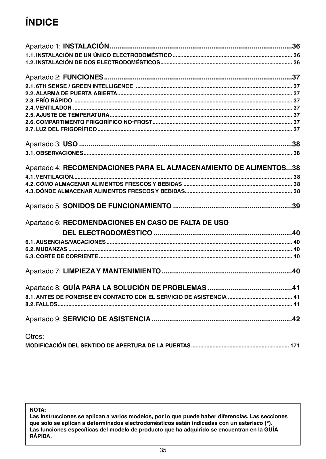 WHIRLPOOL WME3611 W User Manual