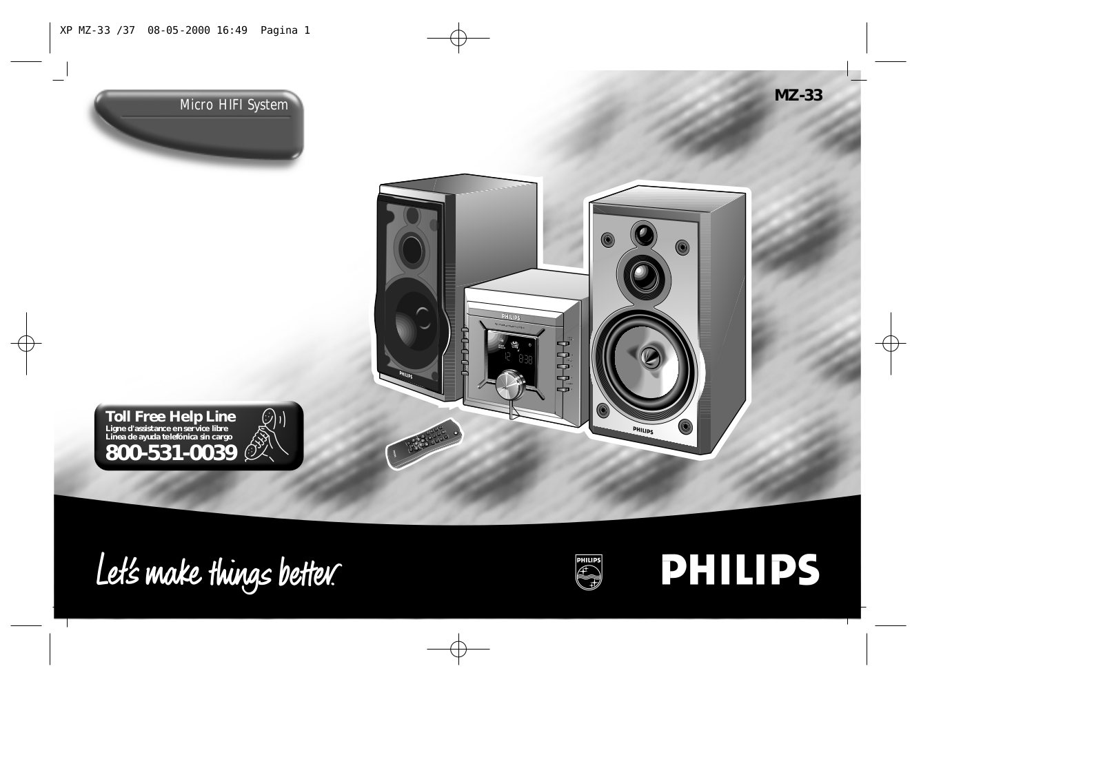 Philips MZ-33 User Manual