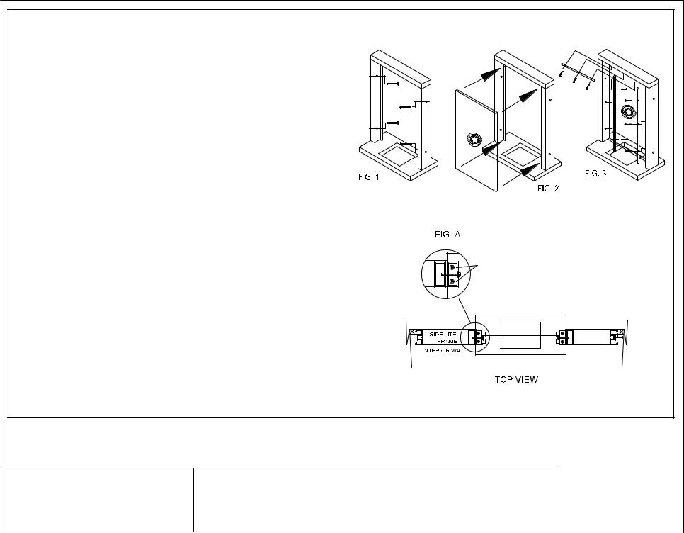 Quikserv T1-2436S Installation  Manual
