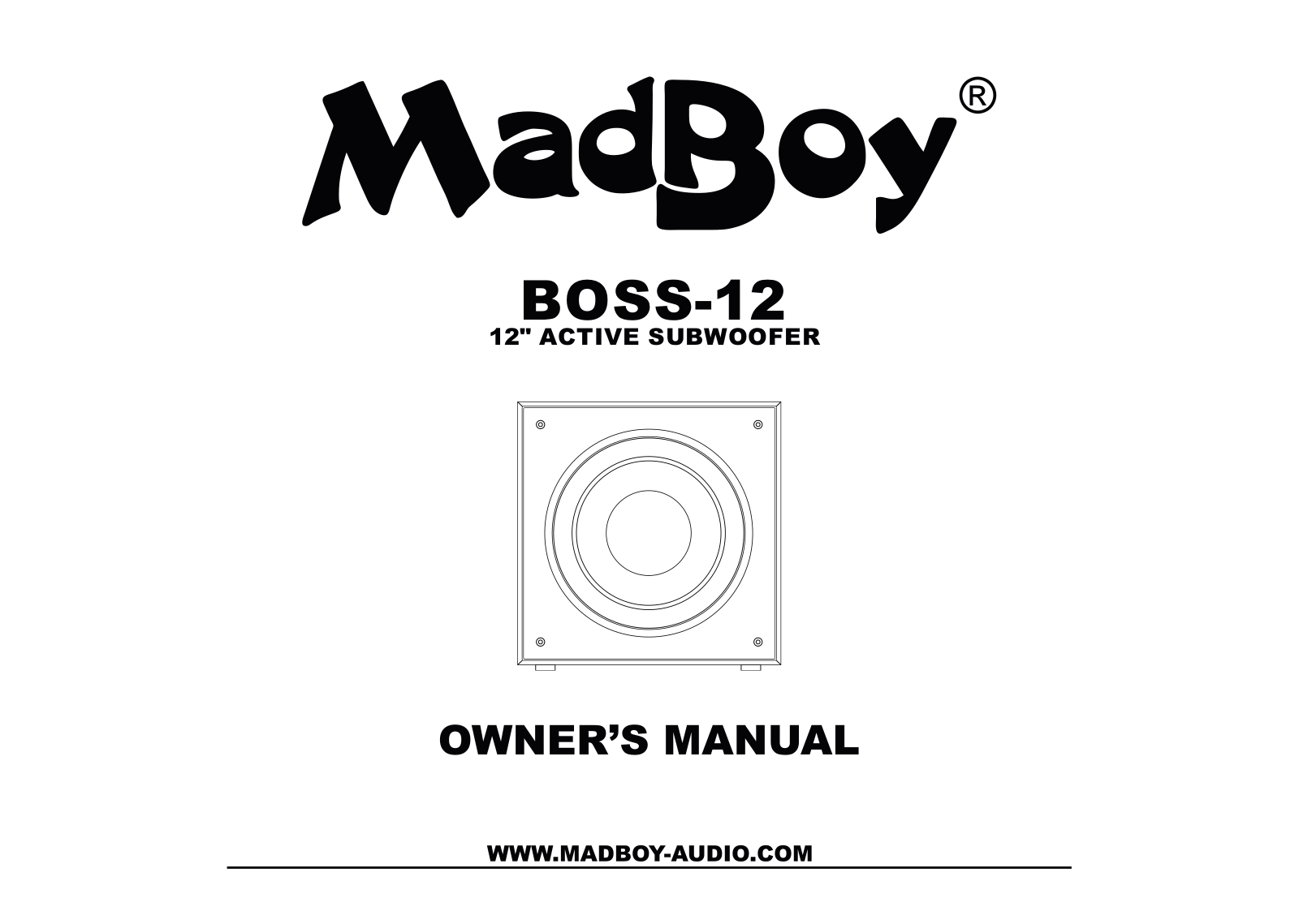 MadBoy BOSS-12 User manual - ManualMachine.com