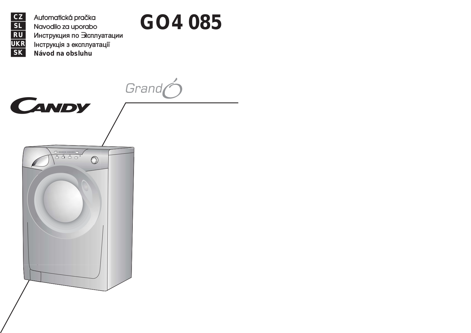 CANDY GO4 085 User Manual