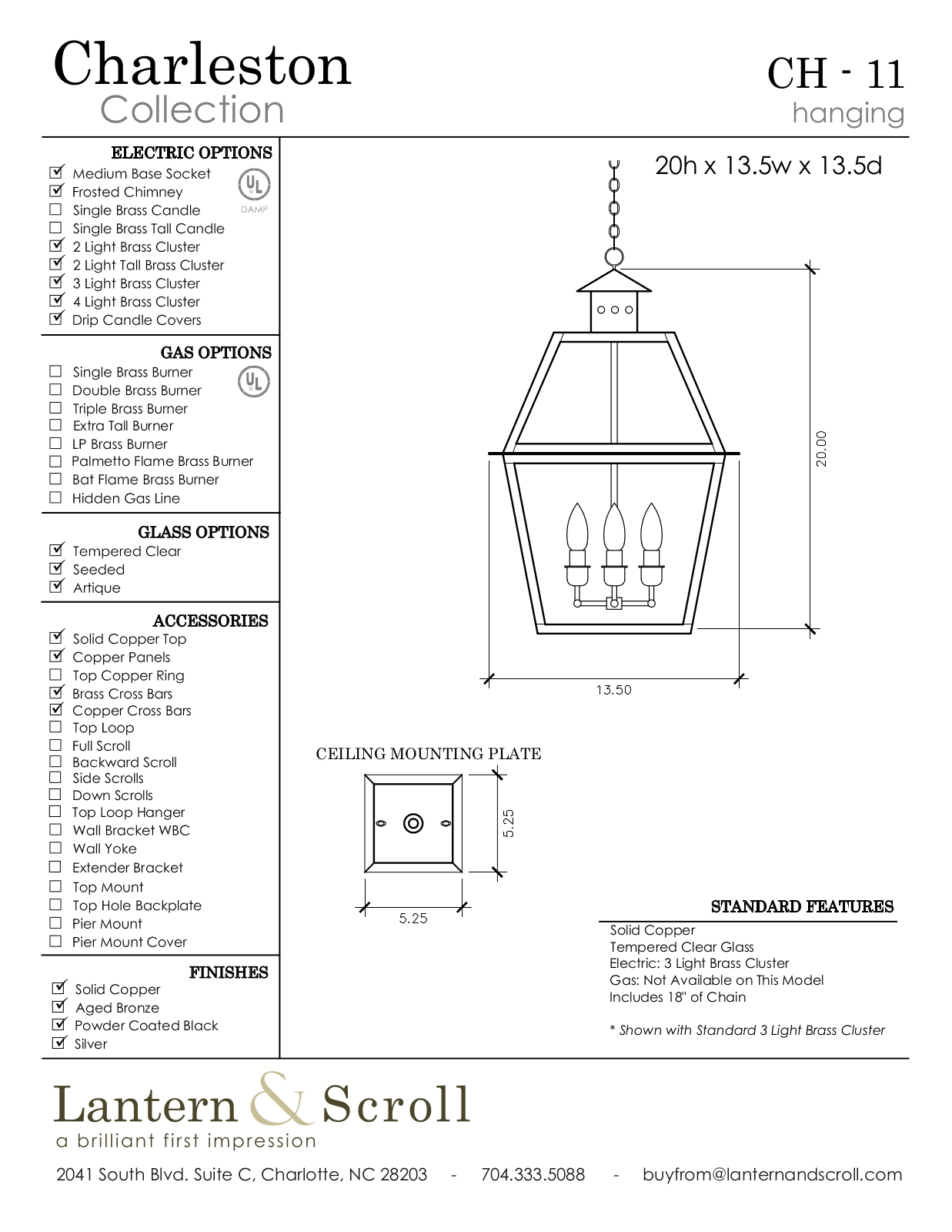 Lantern & Scroll LASC1246 Specifications - ManualMachine.com