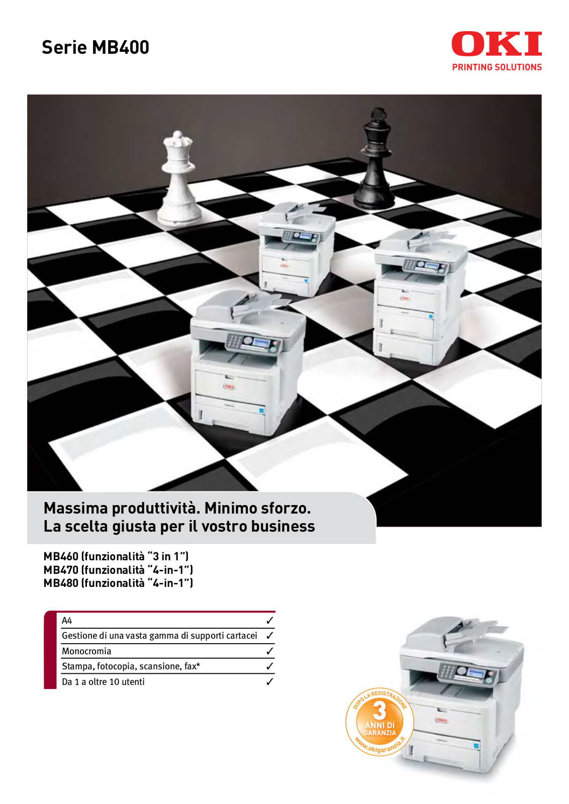 Oki MB460, MB470, MB480 BROCHURE