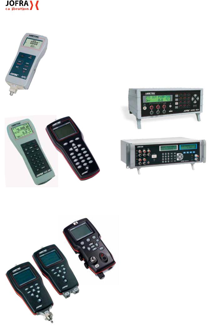 Ametek APC, ASC300, ASC301, HPC500, HPC502 Specifications