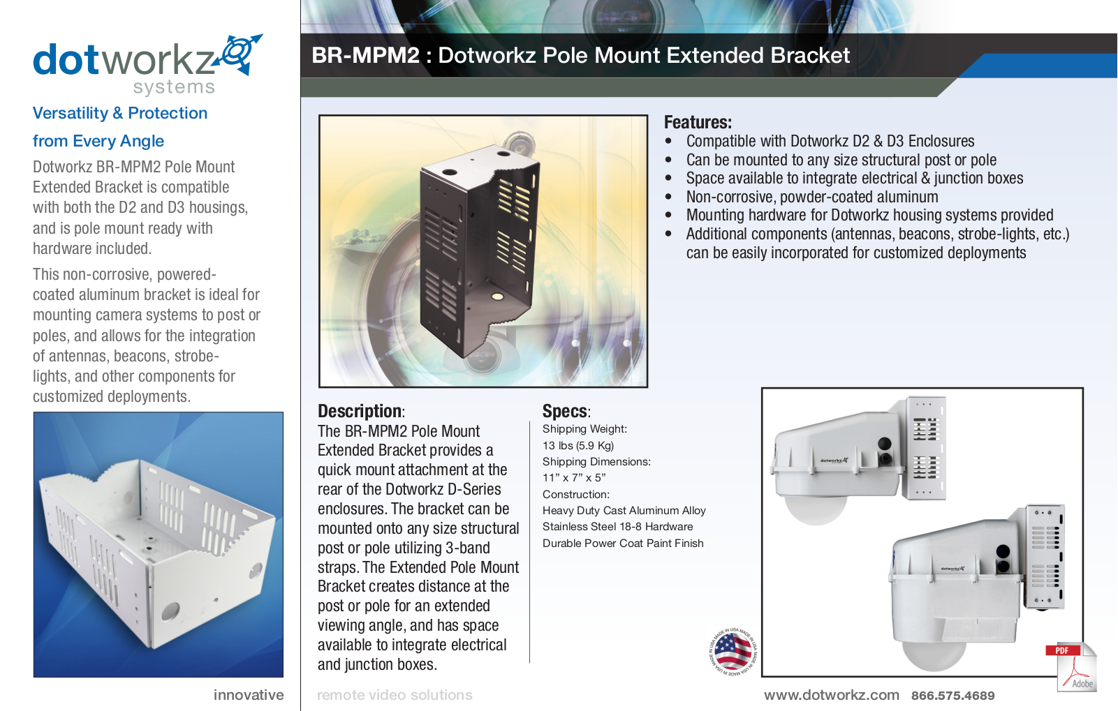 Dotworkz BR-MPM2 Specsheet - ManualMachine.com