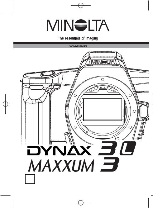 MINOLTA Dynax 3L User Manual