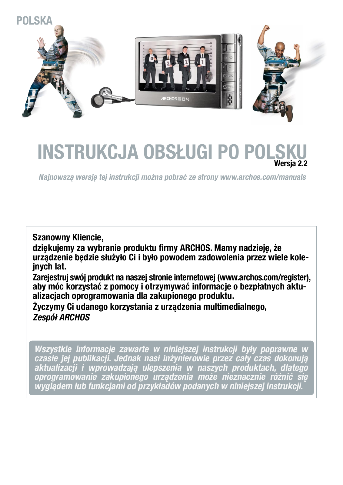 Arcos 504, 604 User Manual - ManualMachine.com
