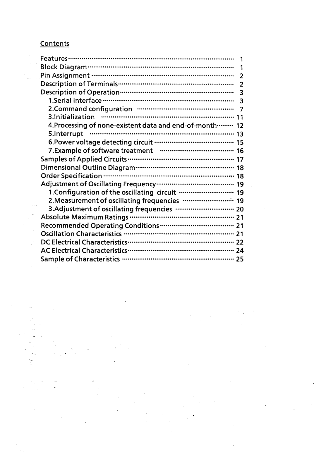 Epson S-3530AEFS Datasheet