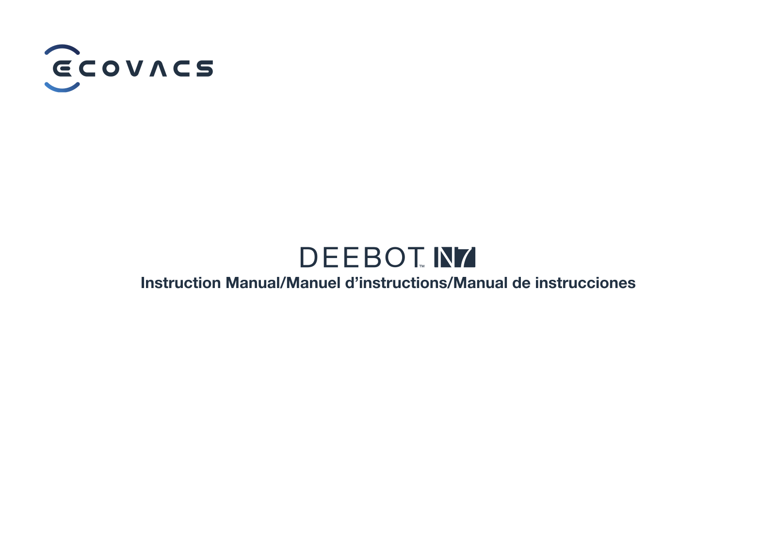 Ecovacs Deebot N7 User guide - ManualMachine.com