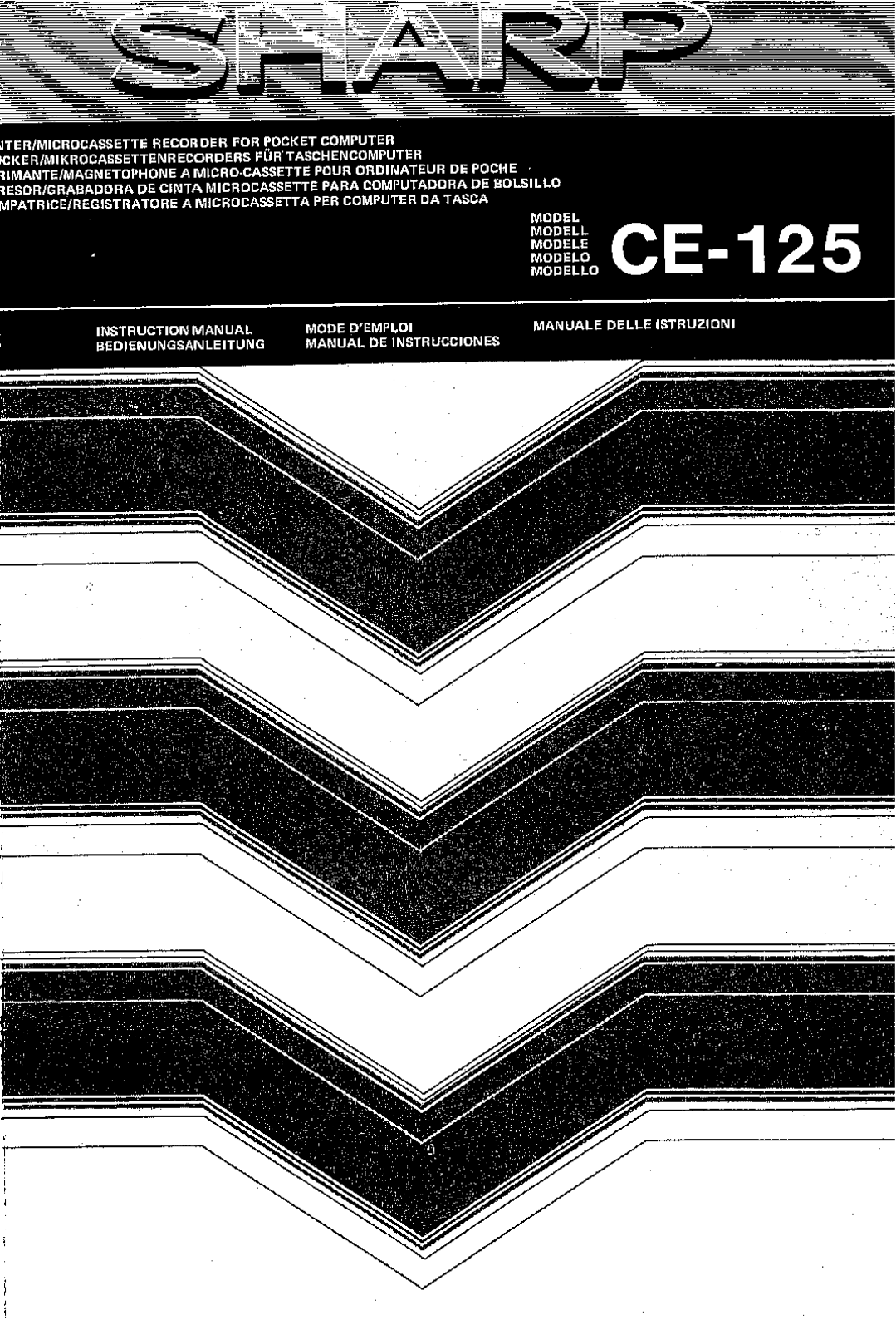 Sharp CE-125 User Manual