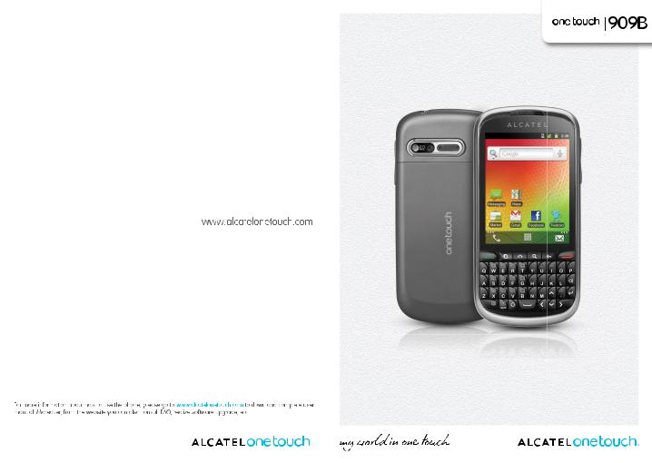 Alcatel One Touch 909B User Manual