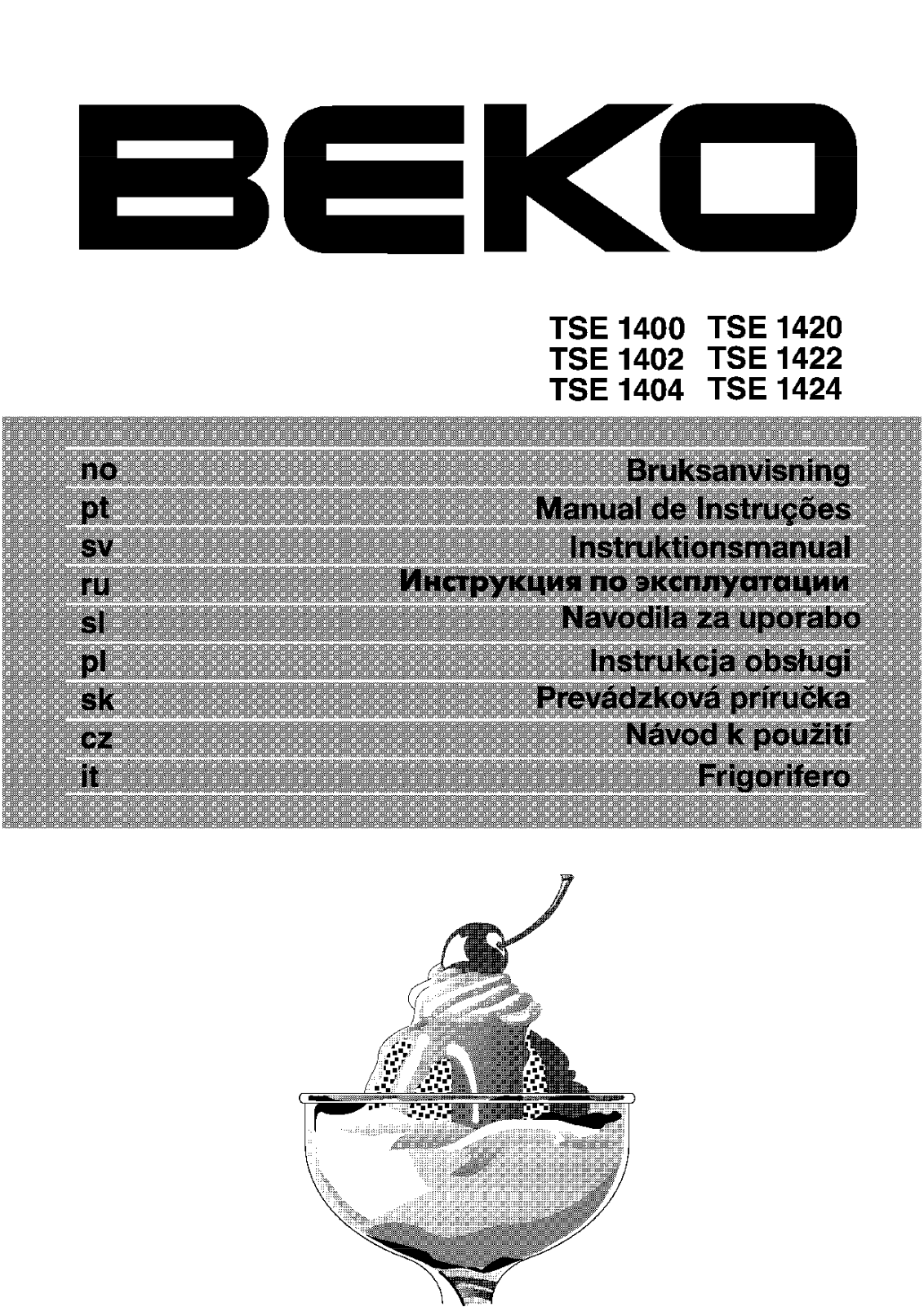 Beko TSE 1402 User Manual