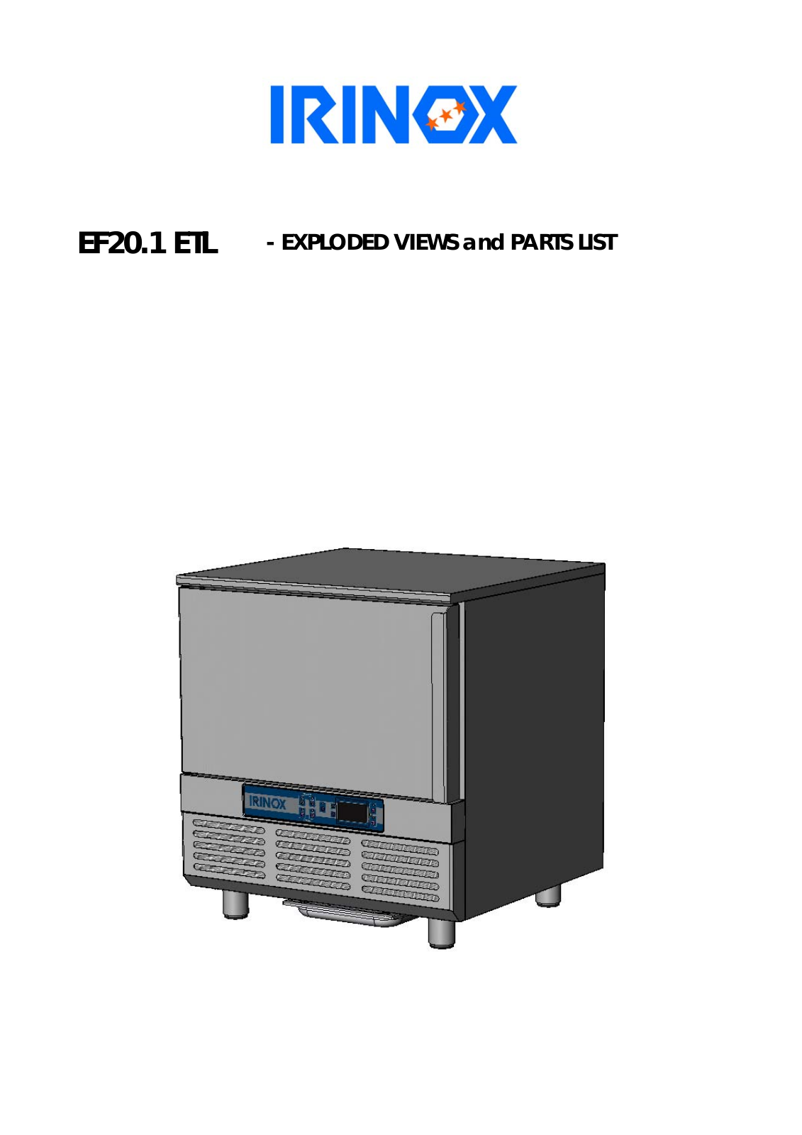 Irinox EF20.1 ETL Parts List