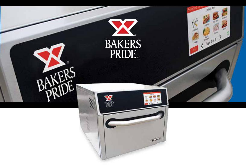 Bakers Pride E300 Operators Manual