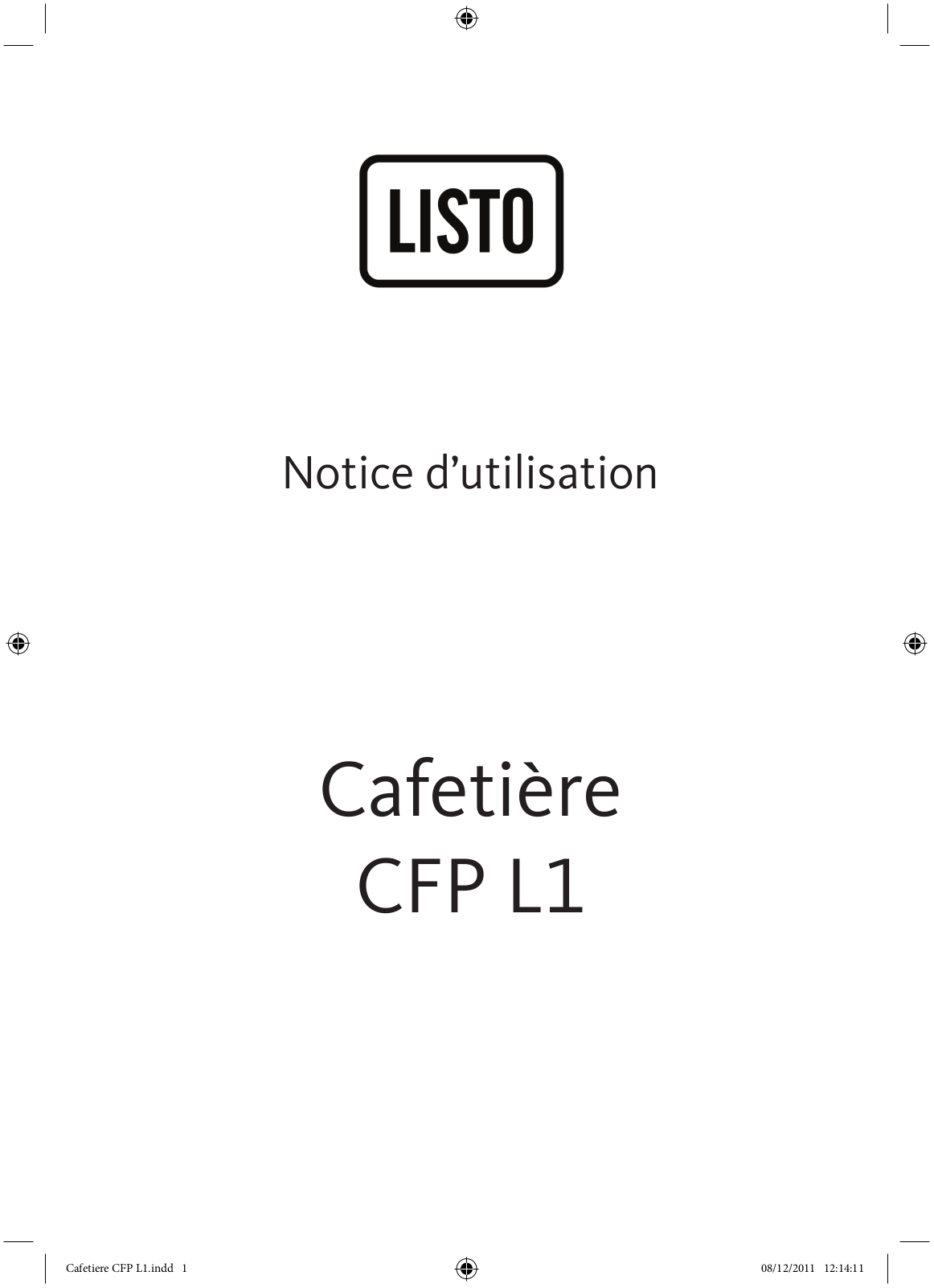 Listo CFP User Manual