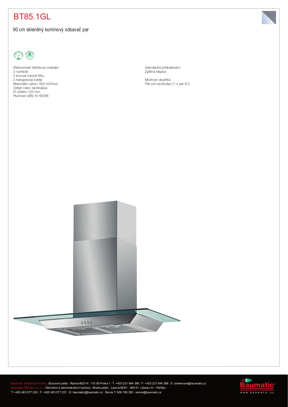 Baumatic BT85.1GL User Manual