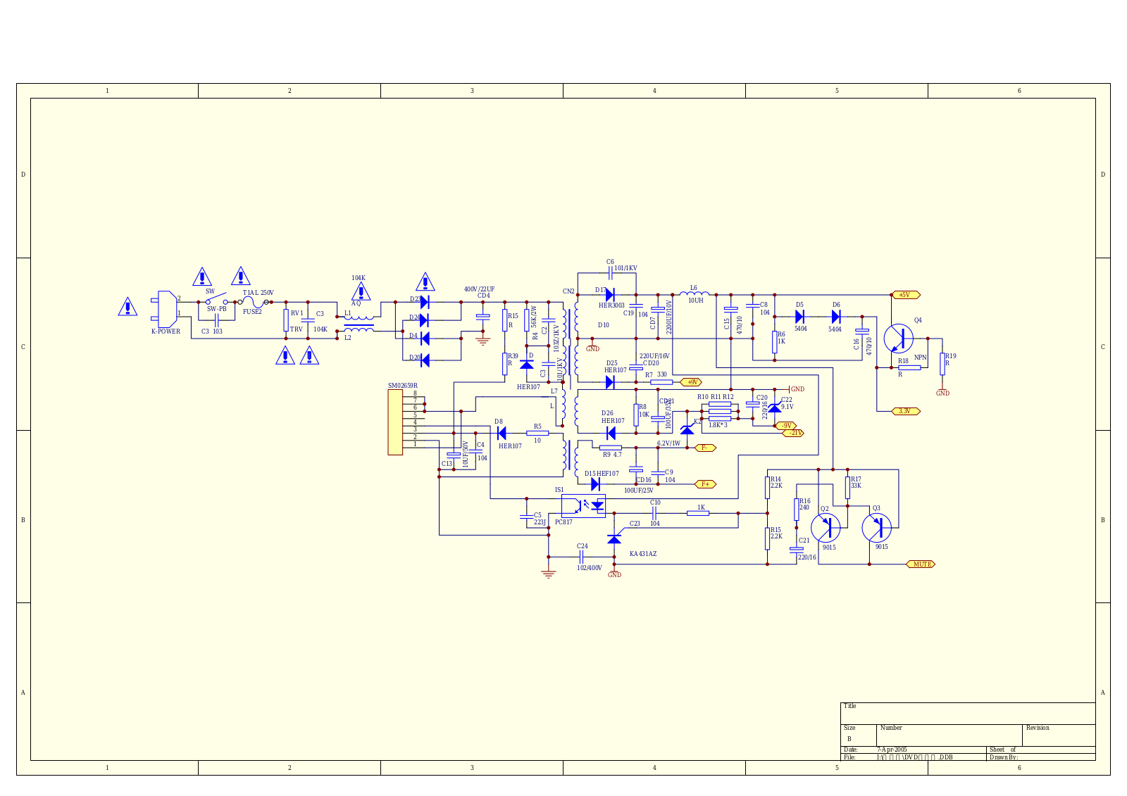 Vitek VT-4018 Schematic