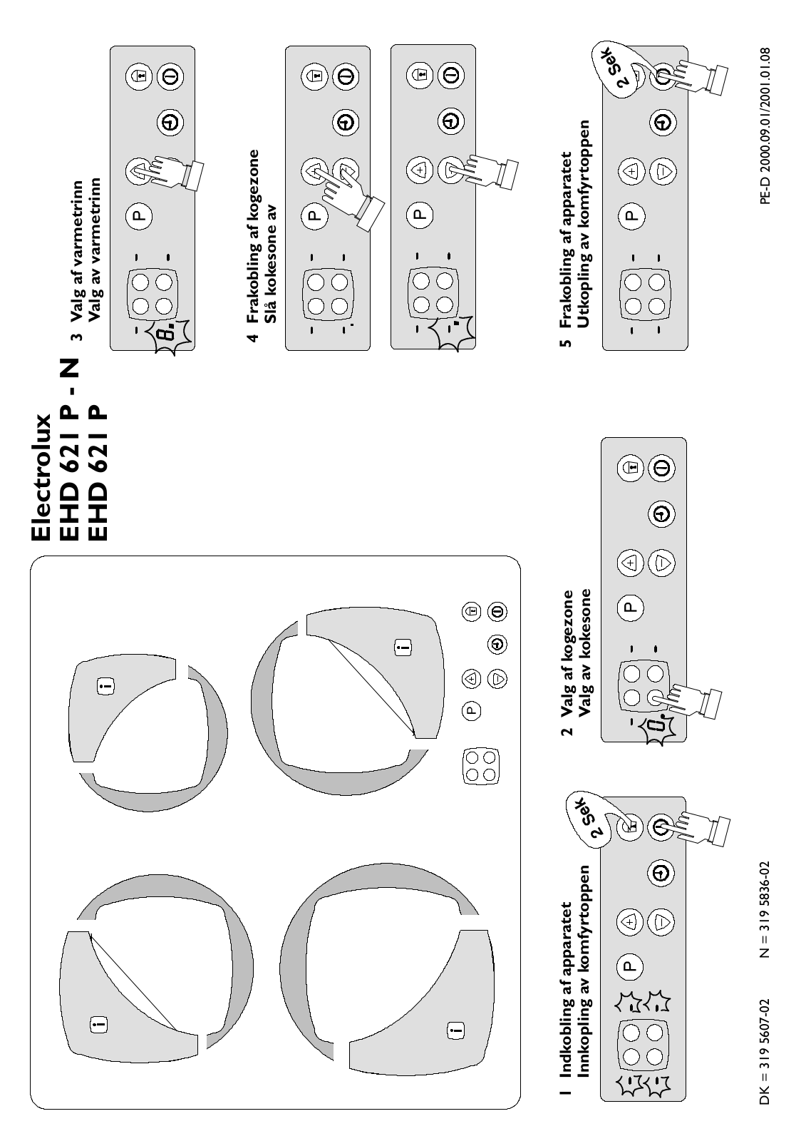 AEG EHD621P User Manual