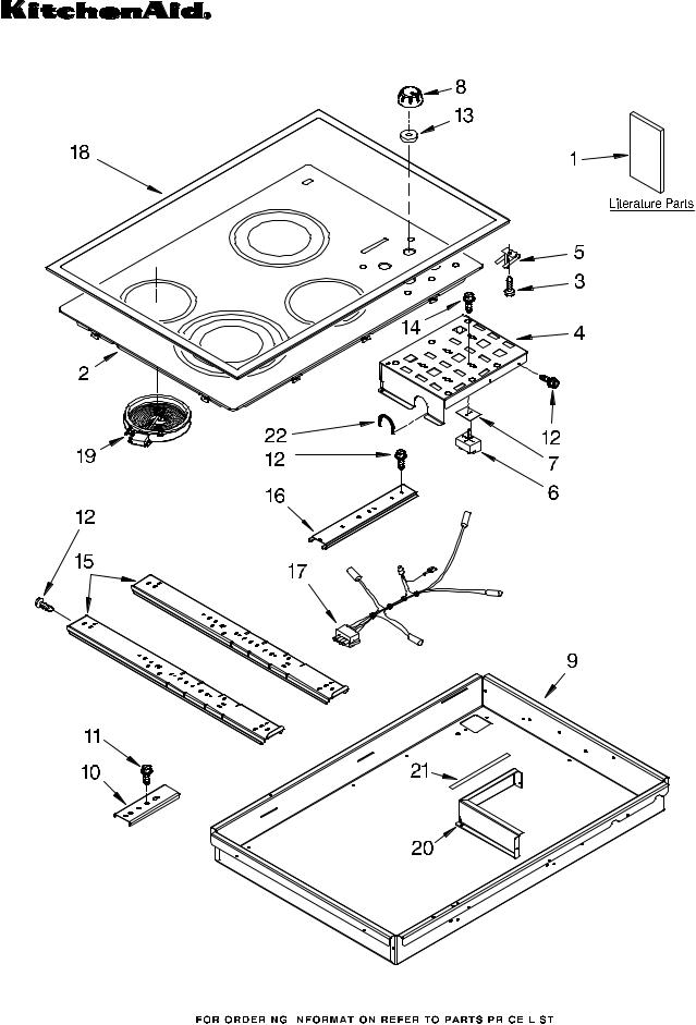 KitchenAid KECC506RBL04 Parts List