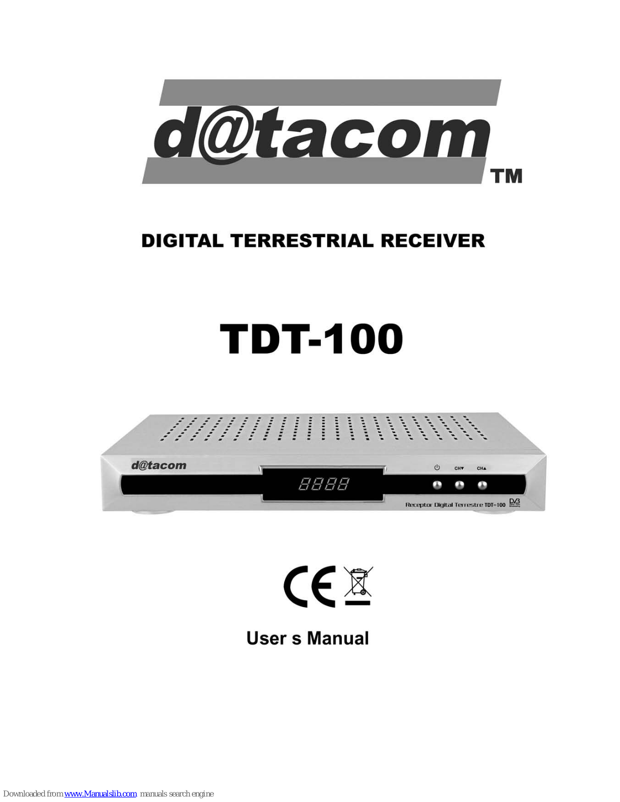 Datacom TDT-100 User Manual