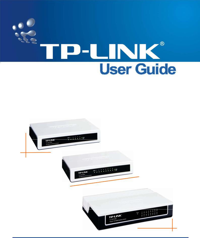 TP-Link TL-SF1005D, TL-SF1008D, TL-SF1016D User Manual