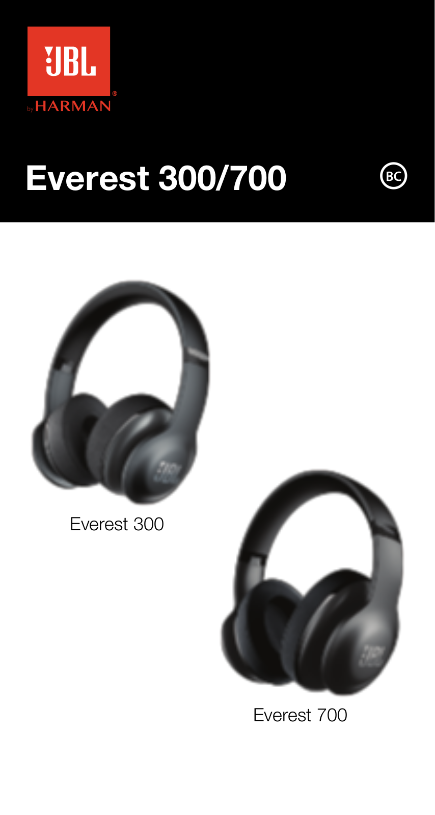 JBL Everest 700 BT User Manual