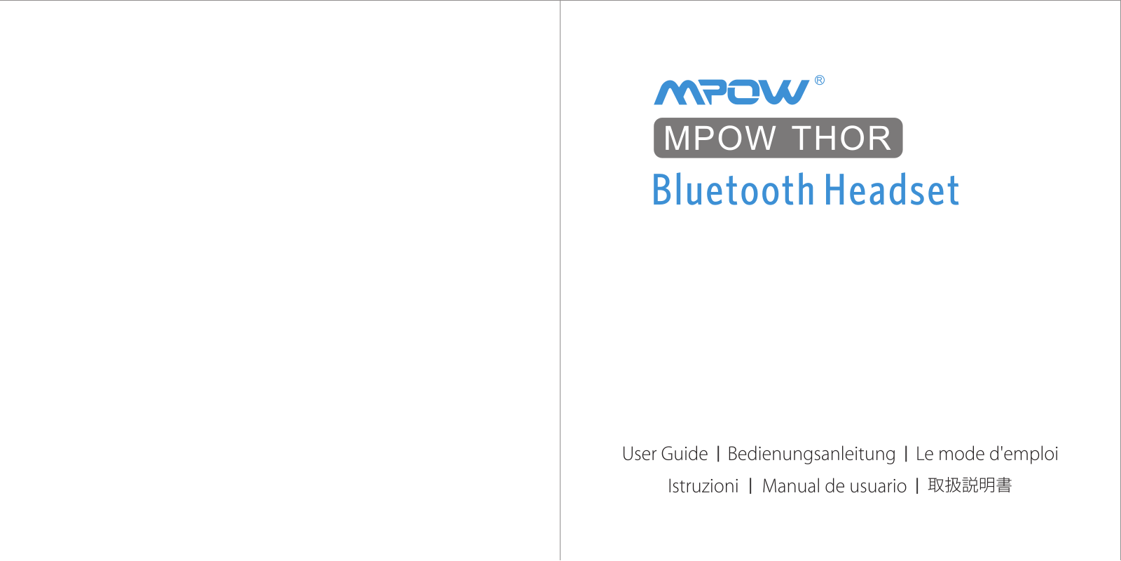 MPOW TECHNOLOGY BH036B User Manual