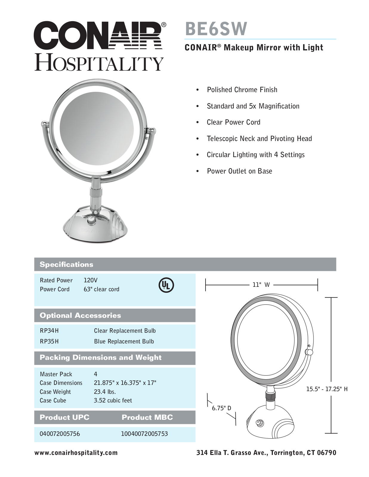 Waring BE6SW User Manual