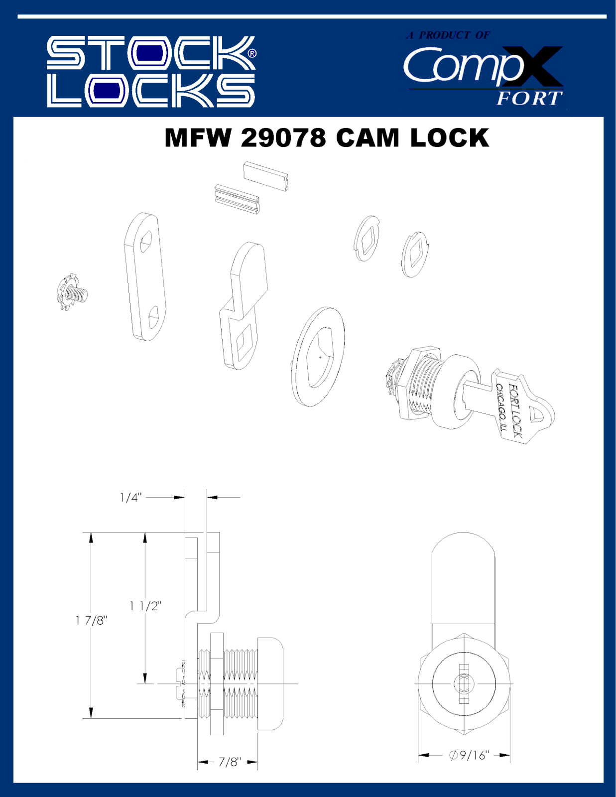 Compx MFW29078 drawing