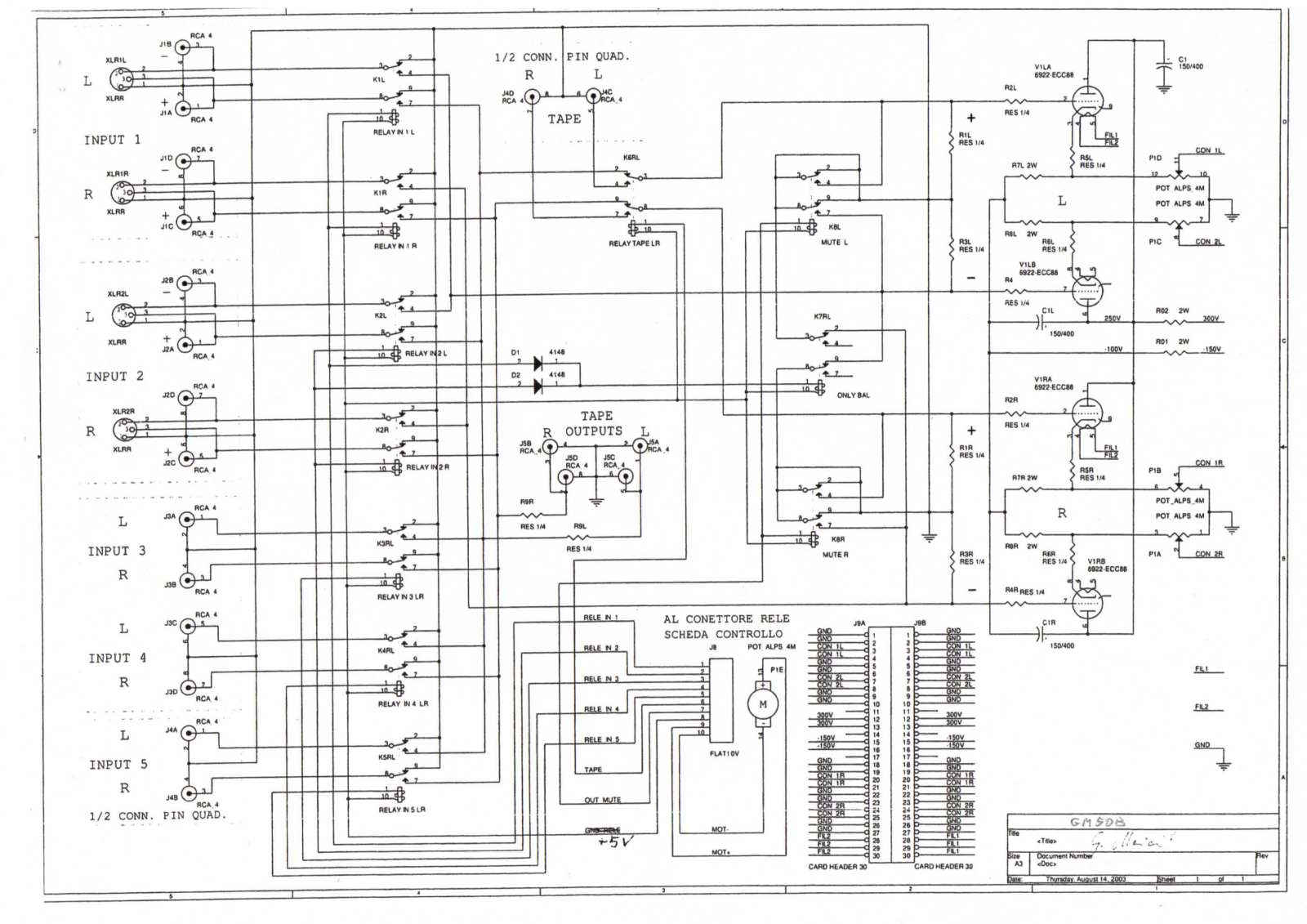 Other G Graaf-GM50B Schematic - ManualMachine.com