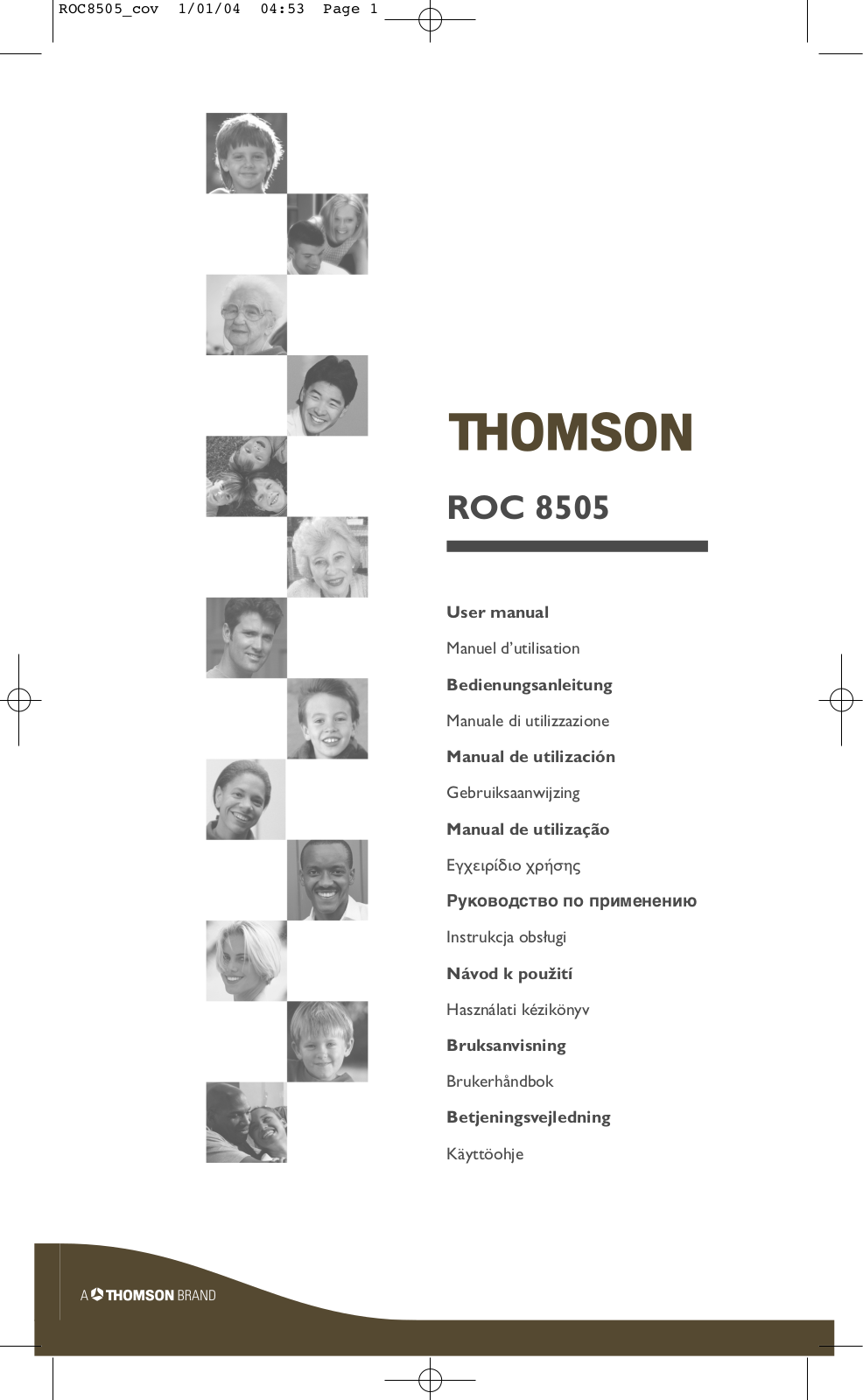 Thomson ROC8505 User Manual