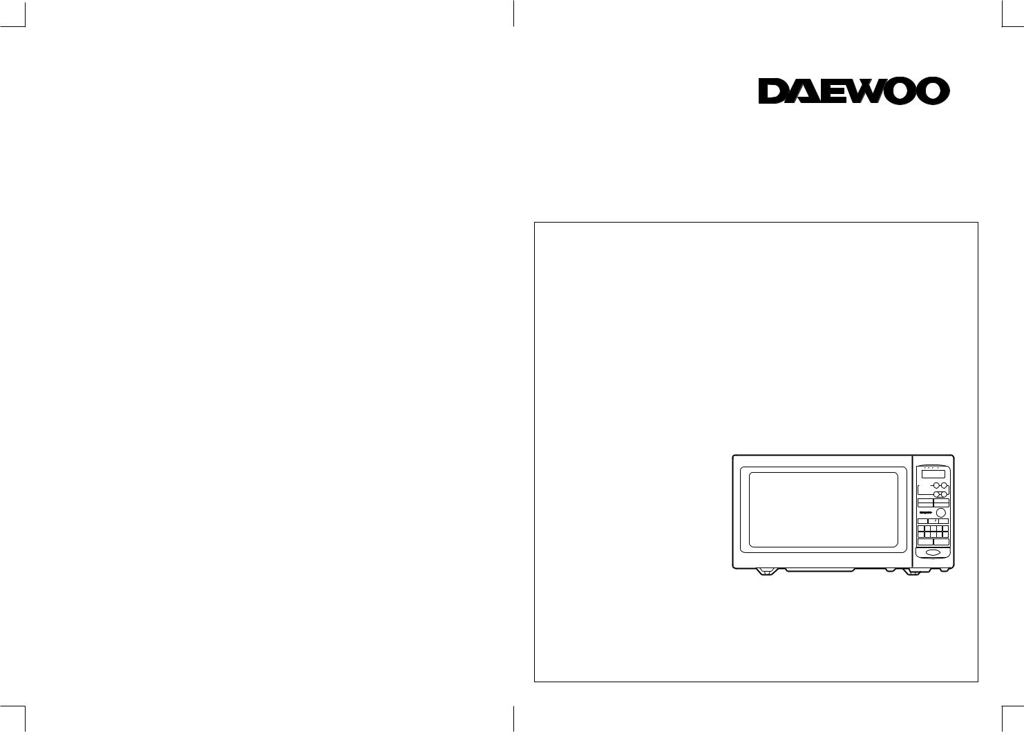 Daewoo KOR-121MOS User Manual