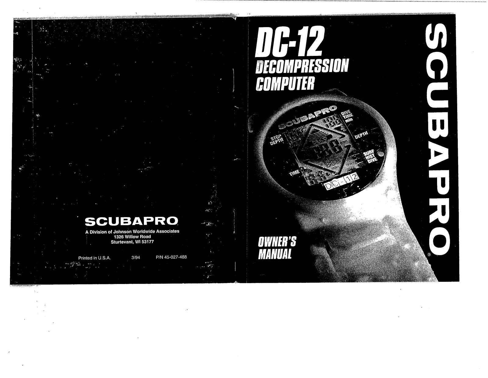 Scubapro DC-12 User Manual