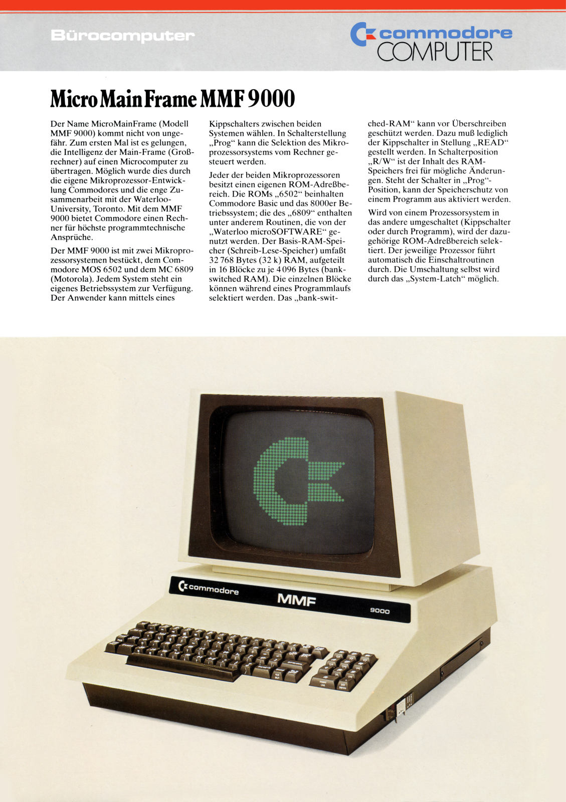 Commodore MMF 9000 a - ManualMachine.com